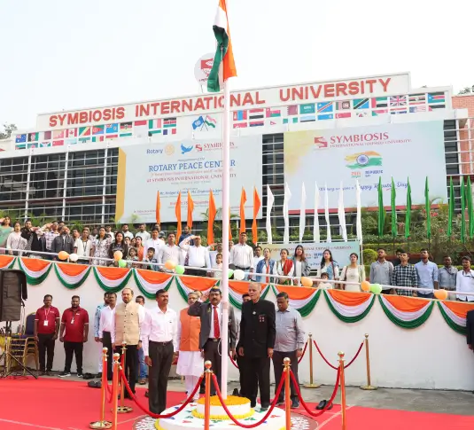 Republic Day 2026 celebration at SIU Lavale campus