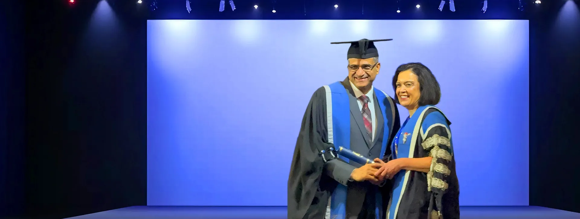 Dr. Rajiv Yeravdekar, Provost, FoMHS, conferred with the title of Fellow honoris causa by the Royal College of Obstetricians and Gynaecologists