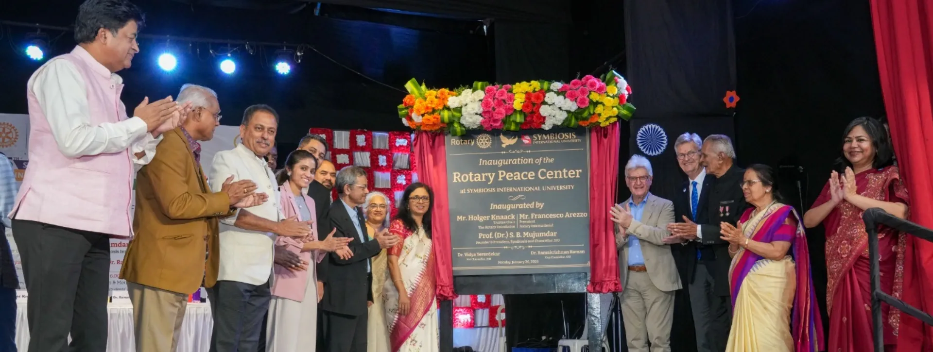 Establishment of Rotary Peace Center at Symbiosis