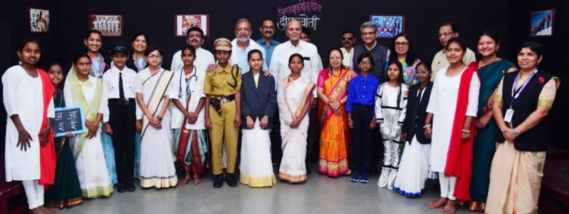 Veteran actor Nana Patekar at the Krushnai Award Ceremony (Symbiosis School Harali, BK)